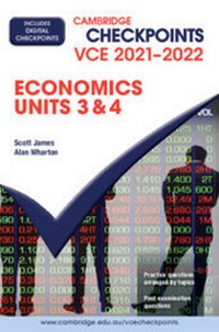 Abbildung von: Cambridge Checkpoints VCE Economics Units 3&4 2021-2022 - Cambridge University Press
