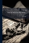 Cover: Zur Sprachgeschichte... - Nabu Press