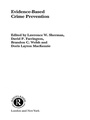 Cover: Evidence-Based Crime Prevention - Routledge