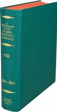 Cover: A Dictionary of the Older Scottish Tongue from the Twelfth Century to the End of the Seventeenth: Volume 7, Qui-Ro - Oxford University Press