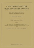 Cover: A Dictionary of the Older Scottish Tongue from the Twelfth Century to the End of the Seventeenth: Part 42, RU to SANCT - Oxford University Press