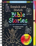 Cover: Scratch & Sketch Bible Stories (Trace Along) - Peter Pauper Press