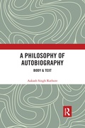 Cover: A Philosophy of Autobiography - Routledge India