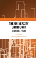 Cover: The University Unthought - Routledge India