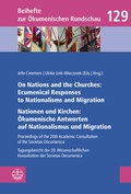 Cover: On Nations and the Churches: Ecumenical Responses to Nationalisms and Migration / Nationen und Kirchen: &Ouml;kumenische Antworten auf Nationalismus und Migration - Evangelische Verlagsanstalt