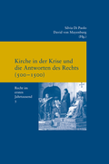 Cover: Kirche in der Krise und die Antworten des Rechts (500-1500) - Vittorio Klostermann Verlag