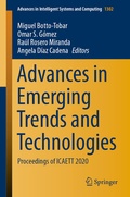 Cover: Advances in Emerging Trends and Technologies - Springer