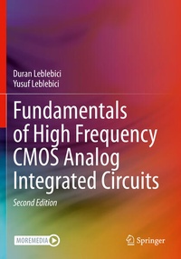 Enlarge image Cover: Fundamentals of High Frequency CMOS Analog Integrated Circuits - Springer
