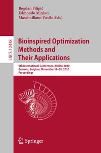Enlarge image Cover: Bioinspired Optimization Methods and Their Applications - Springer