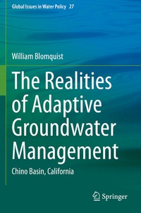 Enlarge image Cover: The Realities of Adaptive Groundwater Management - Springer