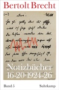 Cover: Notizb&uuml;cher 16-20 - Suhrkamp