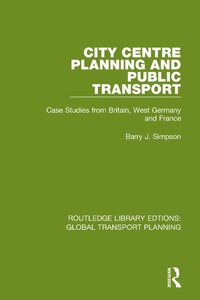 Abbildung von: City Centre Planning and Public Transport - Routledge