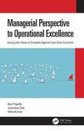 Cover: Managerial Perspective to Operational Excellence - CRC Press