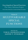 Cover: Encyclopedia of Special Functions: The Askey-Bateman Project: Volume 2, Multivariable Special Functions - Cambridge University Press