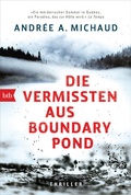 Cover: Die Vermissten aus Boundary Pond - btb