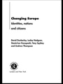 Cover: Changing Europe - Routledge
