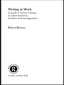 Cover: Writing at Work - Routledge