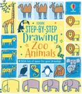 Cover: Step-by-step Drawing Zoo Animals - Usborne Publishing Ltd