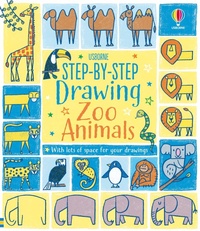 Enlarge image Cover: Step-by-step Drawing Zoo Animals - Usborne Publishing Ltd