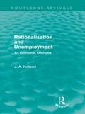 Cover: Rationalisation and Unemployment (Routledge Revivals) - Routledge
