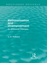 Enlarge image Cover: Rationalisation and Unemployment (Routledge Revivals) - Routledge