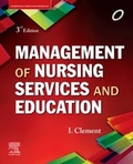 Cover: Management of Nursing Services and Education - Elsevier