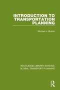 Cover: Introduction to Transportation Planning - Routledge