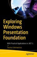 Cover: Exploring Windows Presentation Foundation - APress