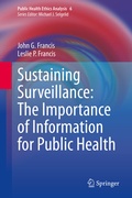 Cover: Sustaining Surveillance: The Importance of Information for Public Health - Springer
