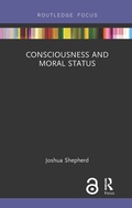 Cover: Consciousness and Moral Status - Routledge