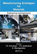 Cover: Manufacturing Techniques for Materials - CRC Press