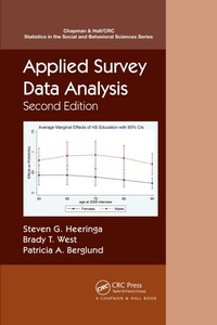 Enlarge image Cover: Applied Survey Data Analysis - Chapman & Hall/CRC