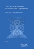 Cover: Civil, Architecture and Environmental Engineering Volume 1 - CRC Press