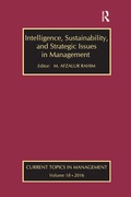 Cover: Intelligence, Sustainability, and Strategic Issues in Management - Routledge