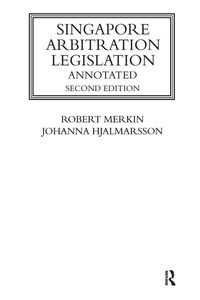 Abbildung von: Singapore Arbitration Legislation - CRC Press