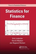 Cover: Statistics for Finance - Chapman & Hall/CRC