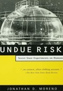 Cover: Undue Risk - Routledge