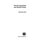Cover: The Environment and Social Policy - Routledge