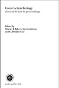 Cover: Construction Ecology - Routledge