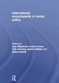 Cover: International Encyclopedia of Social Policy - Routledge