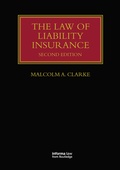 Cover: The Law of Liability Insurance - CRC Press