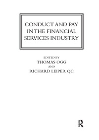 Abbildung von: Conduct and Pay in the Financial Services Industry - CRC Press