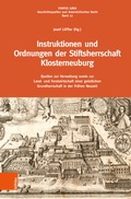 Cover: Instruktionen und Ordnungen der Stiftsherrschaft Klosterneuburg - B&ouml;hlau