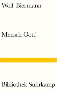 Enlarge image Cover: Mensch Gott! - Suhrkamp