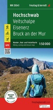 Cover: freytag & berndt Wanderkarte WK 0041 Hochschwab, Veitschalpe - Eisenerz - Bruck an der Mur 1:50.000 - freytag & berndt