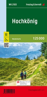 Abbildung von: Hochkönig, Wanderkarte 1:25.000, freytag & berndt, WK 2103 - Freytag-Berndt und ARTARIA