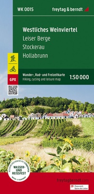 Abbildung von: Westliches Weinviertel, Wander-, Rad- und Freizeitkarte 1:50.000, freytag & berndt, WK 0015 - Freytag-Berndt und ARTARIA