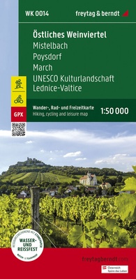 Abbildung von: Östliches Weinviertel - Mistelbach - Poysdorf - March - UNESCO Kulturlandschaft Lednice-Valtice, Wander + Radkarte 1:50.000 - Freytag-Berndt und ARTARIA