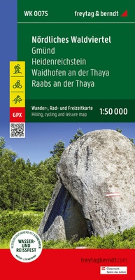 Abbildung von: Nördliches Waldviertel, Wander-, Rad- und Freizeitkarte 1:50.000, freytag & berndt, WK 0075 - Freytag-Berndt und ARTARIA
