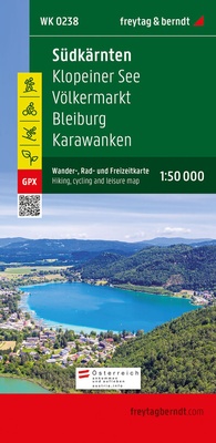 Abbildung von: Südkärnten, Wander-, Rad- und Freizeitkarte 1:50.000, freytag & berndt, WK 0238 - Freytag-Berndt und ARTARIA
